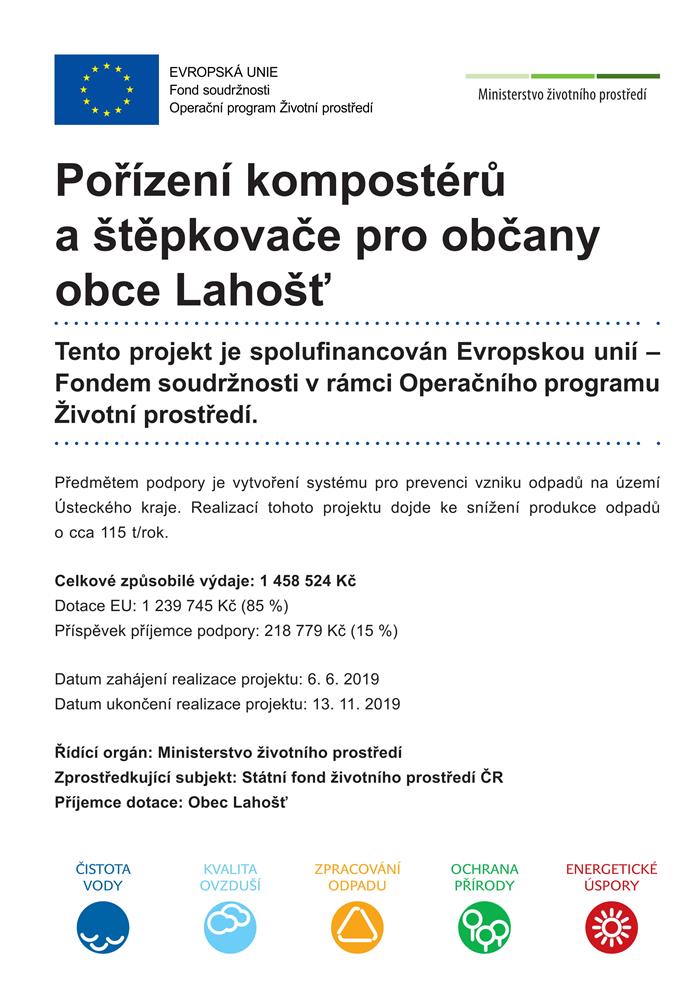Pořízení kompostérů a&nbsp;štěpkovače pro&nbsp;občany obce Lahošť 
